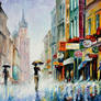 Summer downpour by Leonid Afremov