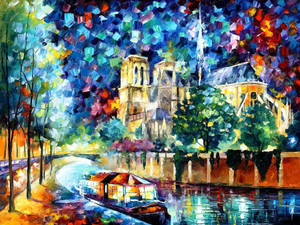 River of Paris by Leonid Afremov
