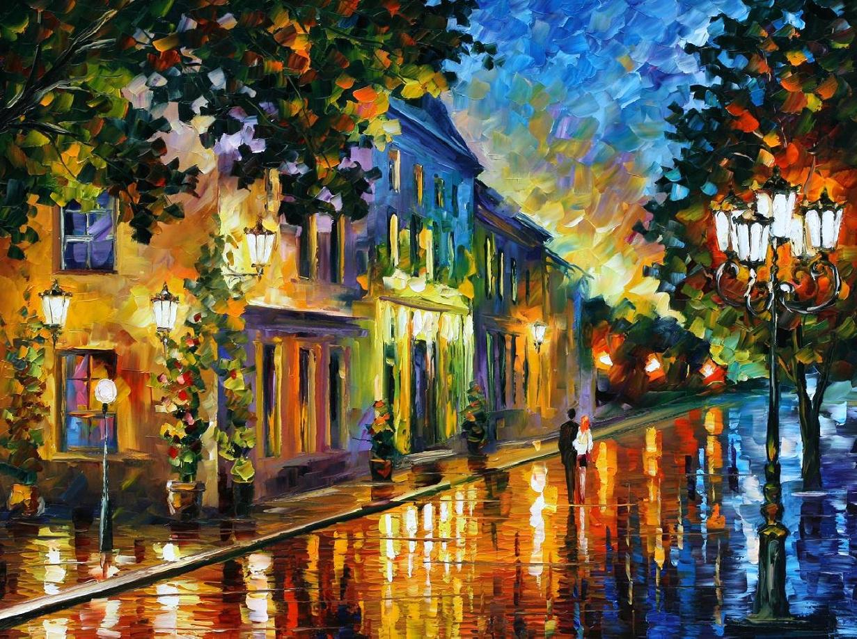 On The Way To The Morning by Leonid Afremov