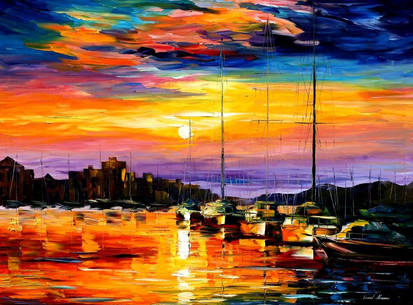 Sicily - Messina by Leonid Afremov