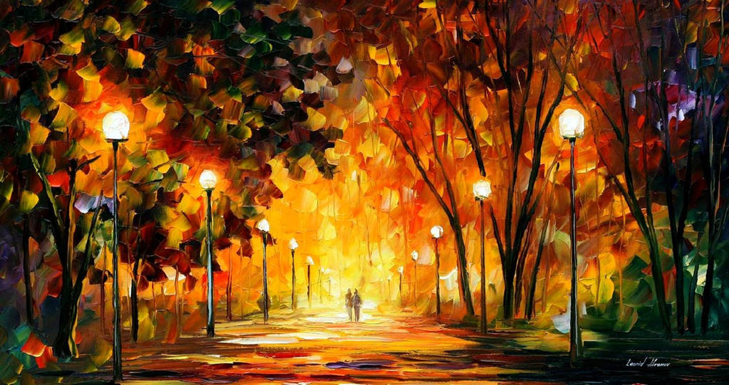 Away From The Sun by Leonid Afremov by Leonidafremov