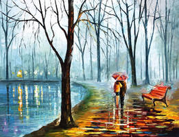 Foggy Rain by Leonid Afremov