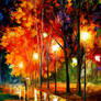 REFLECTIONS OF THE NIGHT by Leonid Afremov