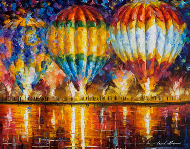 Balloons by Leonid Afremov