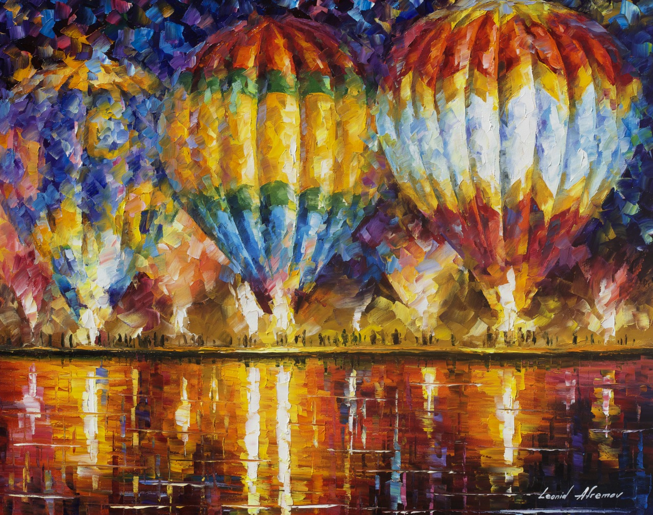 Balloons by Leonid Afremov