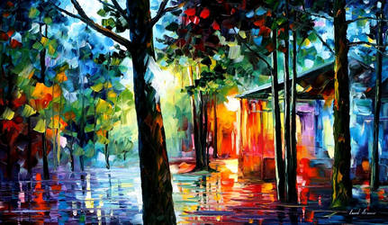 Sunlight in the Drops by Leonid Afremov