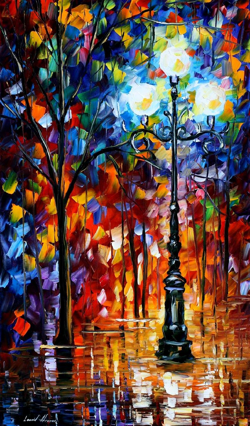 Light In The Alley by Leonid Afremov