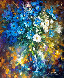 Bouquet of happiness by Leonid Afremov