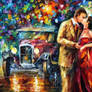 Old kiss by Leonid Afremov