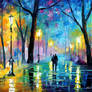 FOG IN THE PARK 2 by Leonid Afremov