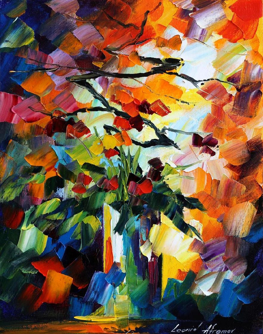 Oriental Bouquet by Leonid Afremov