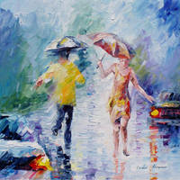 Washed By The Rain by Leonid Afremov