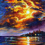 Sunset Flames by Leonid Afremov