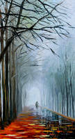 Foggy Path by Leonid Afremov