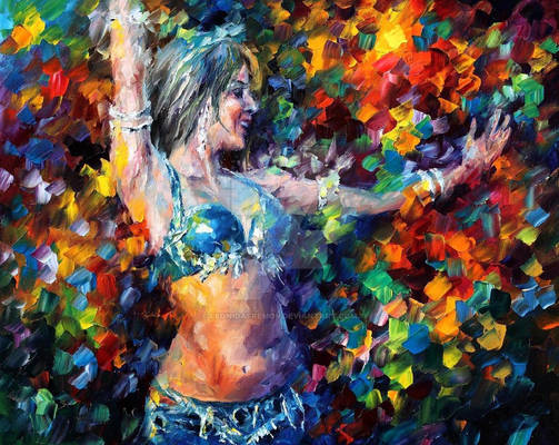 Belly Dancer by Leonid Afremov