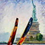 Winds Of New York by Leonid Afremov