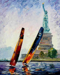 Winds Of New York by Leonid Afremov