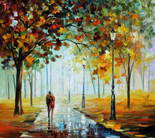 Fall Love by Leonid Afremov