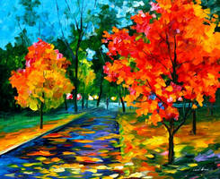 Flame Of Autumn by Leonid Afremov