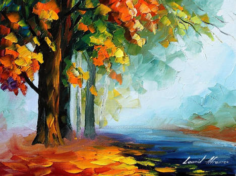 Autumn Fog by Leonid Afremov