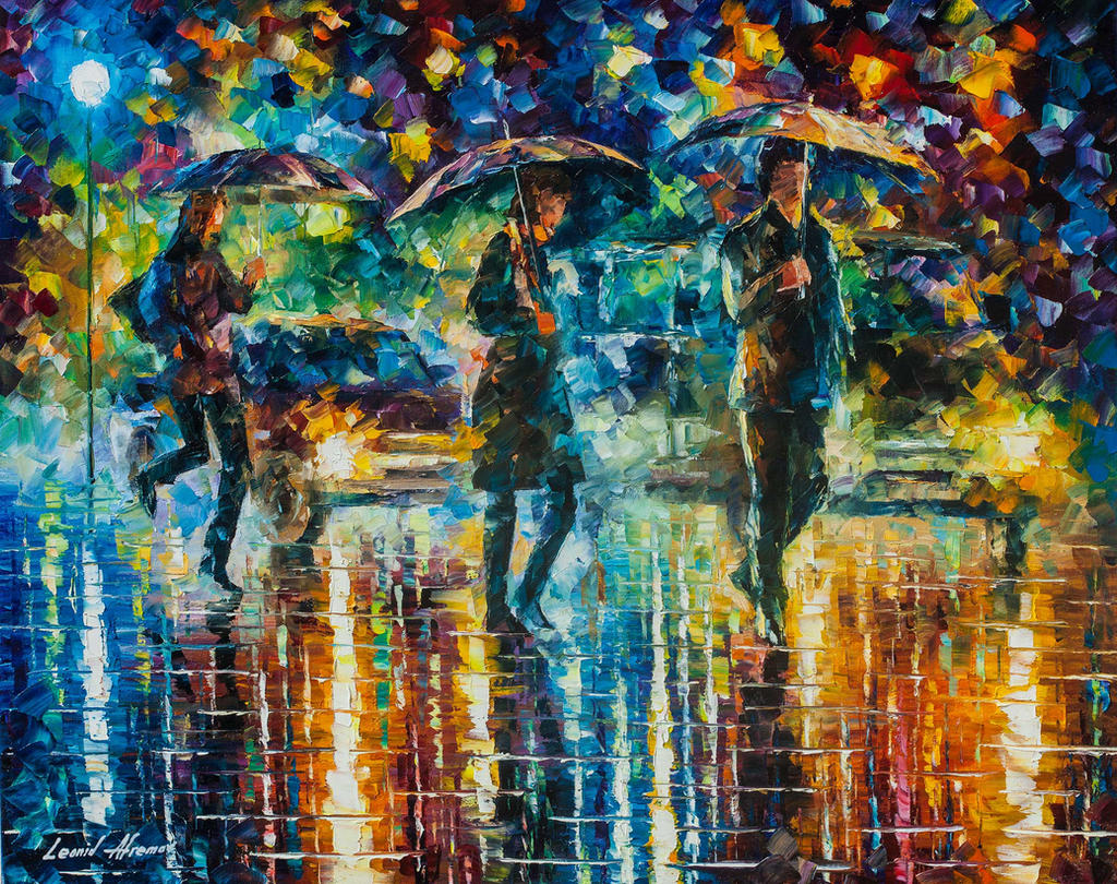 Rain Full of Surprises by Leonid Afremov