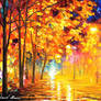 Autumn In The Park by Leonid Afremov