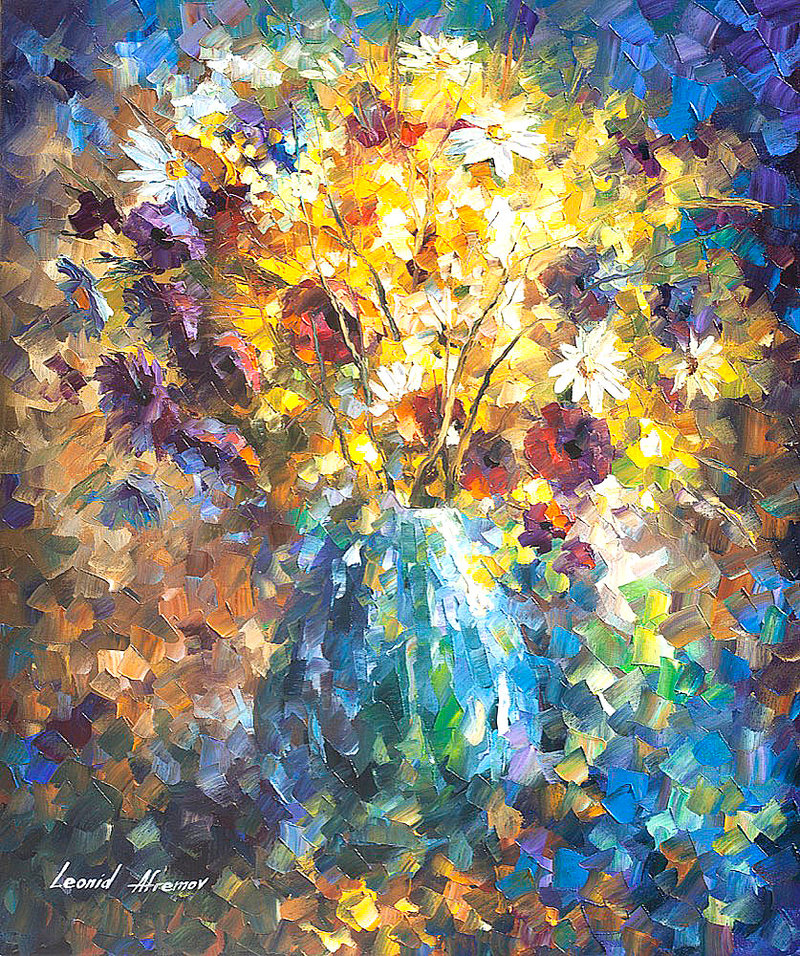 Simple Flowers by Leonid Afremov