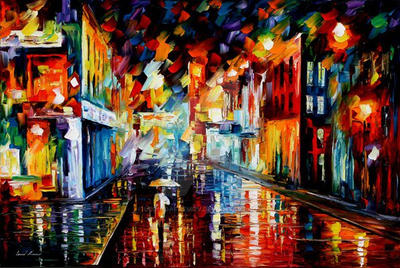 Rain City by Leonid Afremov