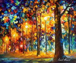 Trees In The Park by Leonid Afremov