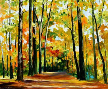 Spring Forest by Leonid Afremov