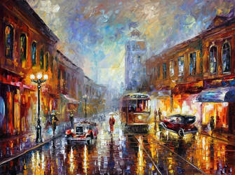 Los Angeles 1920 by Leonid Afremov