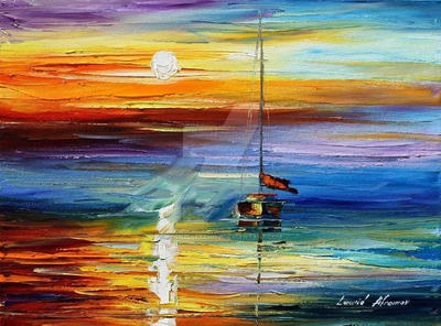 My Boat by Leonid Afremov