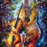 Guitar And Violin by Leonid Afremov