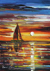 Sailing With The Sun by Leonid Afremov