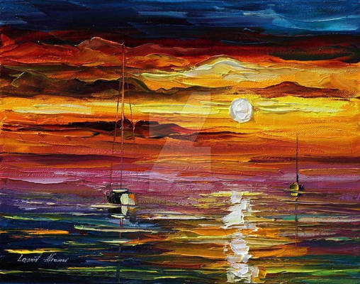 Sunset by Leonid Afremov