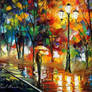 Night Rain by Leonid Afremov