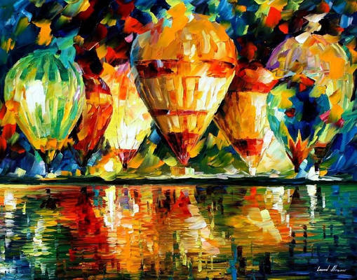 Balloon Show by Leonid Afremov
