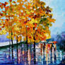 Fall Evening by Leonid Afremov