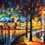 Park By The River by Leonid Afremov