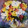 Morning Flowers by Leonid Afremov