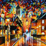 Night In The Old City by Leonid Afremov