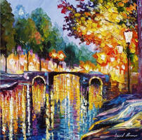 Night Of Purple by Leonid Afremov