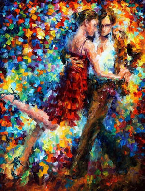 Emotional Tango by Leonid Afremov by Leonidafremov Emotional Tango by Leonid Afremov by Leonidafremov