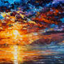 Unforgettable Sunset by Leonid Afremov
