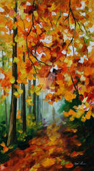 Foggy Forest by Leonid Afremov