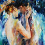 Kiss Of Passion by Leonid Afremov