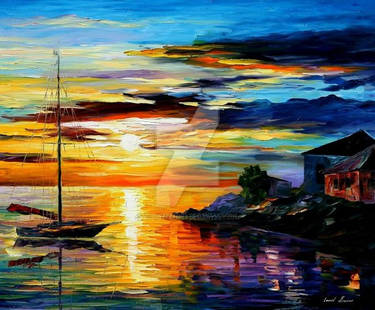 Sicily Messina by Leonid Afremov