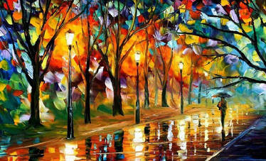 Recollection Of The Past by Leonid Afremov