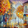 Etude In Red 1 by Leonid Afremov