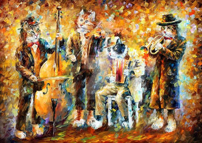 Musical Cats by Leonid Afremov